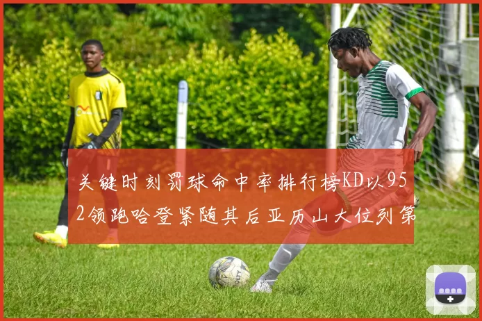 关键时刻罚球命中率排行榜KD以952领跑哈登紧随其后亚历山大位列第六